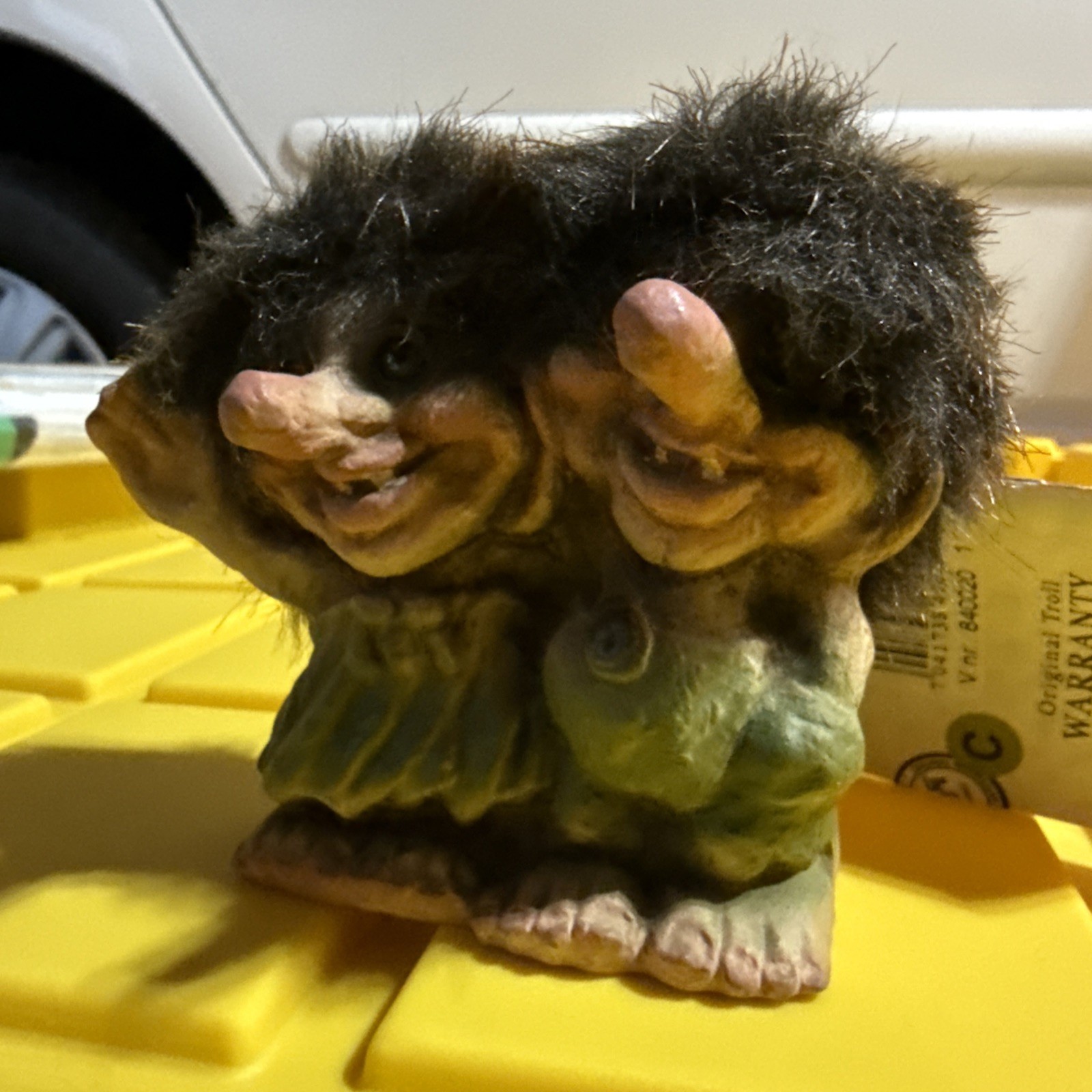 Vintage NyForm Norwegian Troll🔴Couple Figurine Waving Hands🔴#263 Vintage NyForm Norwegian Troll🔴Couple Figurine Waving Hands🔴#263