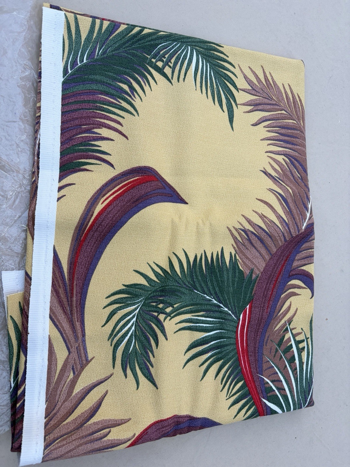 Vintage Barkcloth Art Deco Fabric