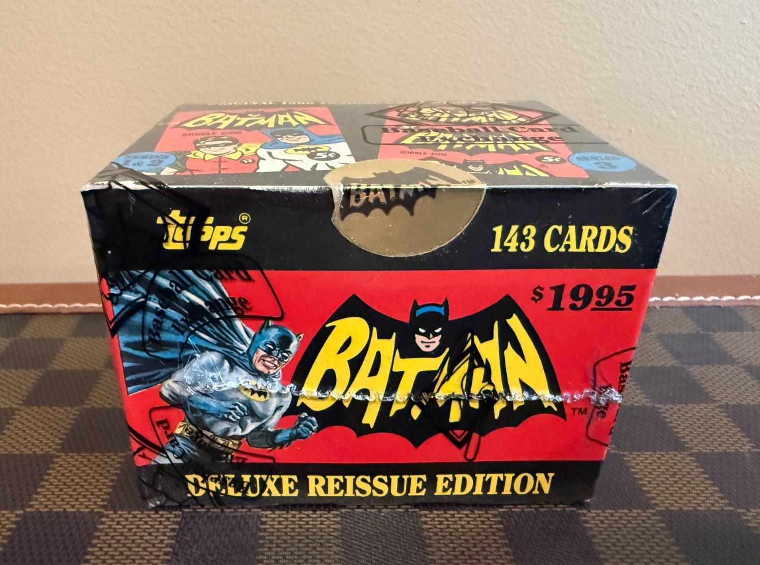 1989 Topps Batman Deluxe Reissue Edition of 1966 Topps (Tape Intact - BBCE)