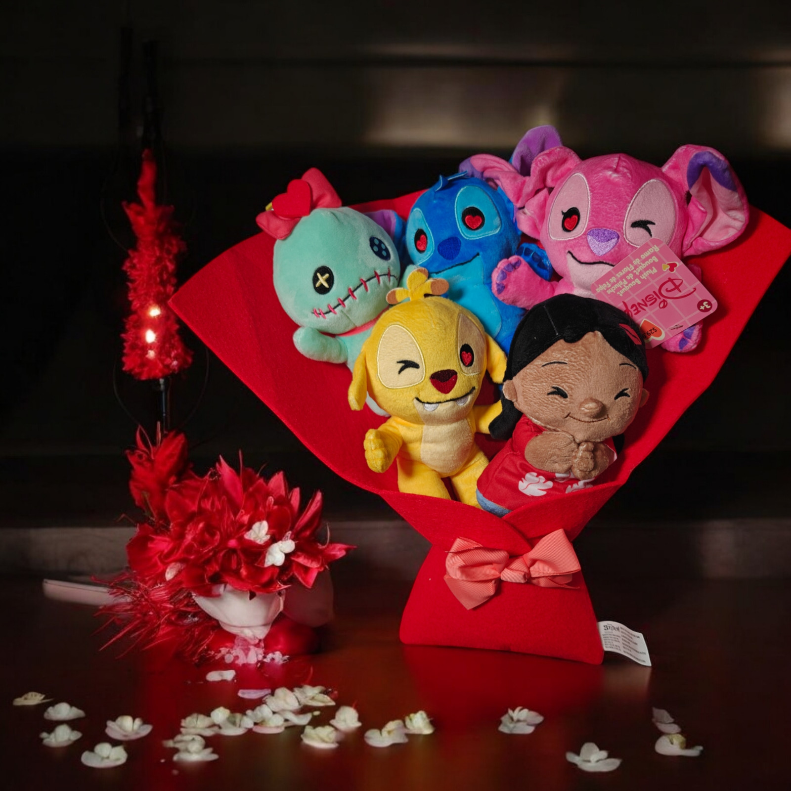 💝 Lilo & Stitch Valentine’s Plush Bouquet 2025 Angel, Reuben, Scrump FAST SHIP