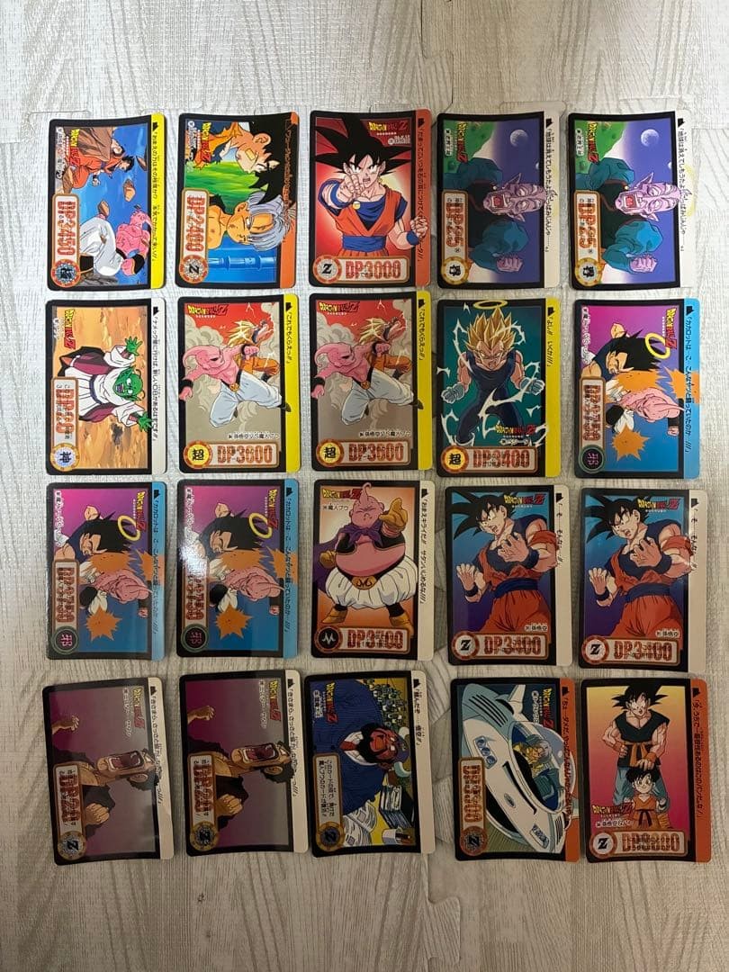 Dragon Ball Z Carddass 20pcs 1995 Original Anime Collectible Age 14+