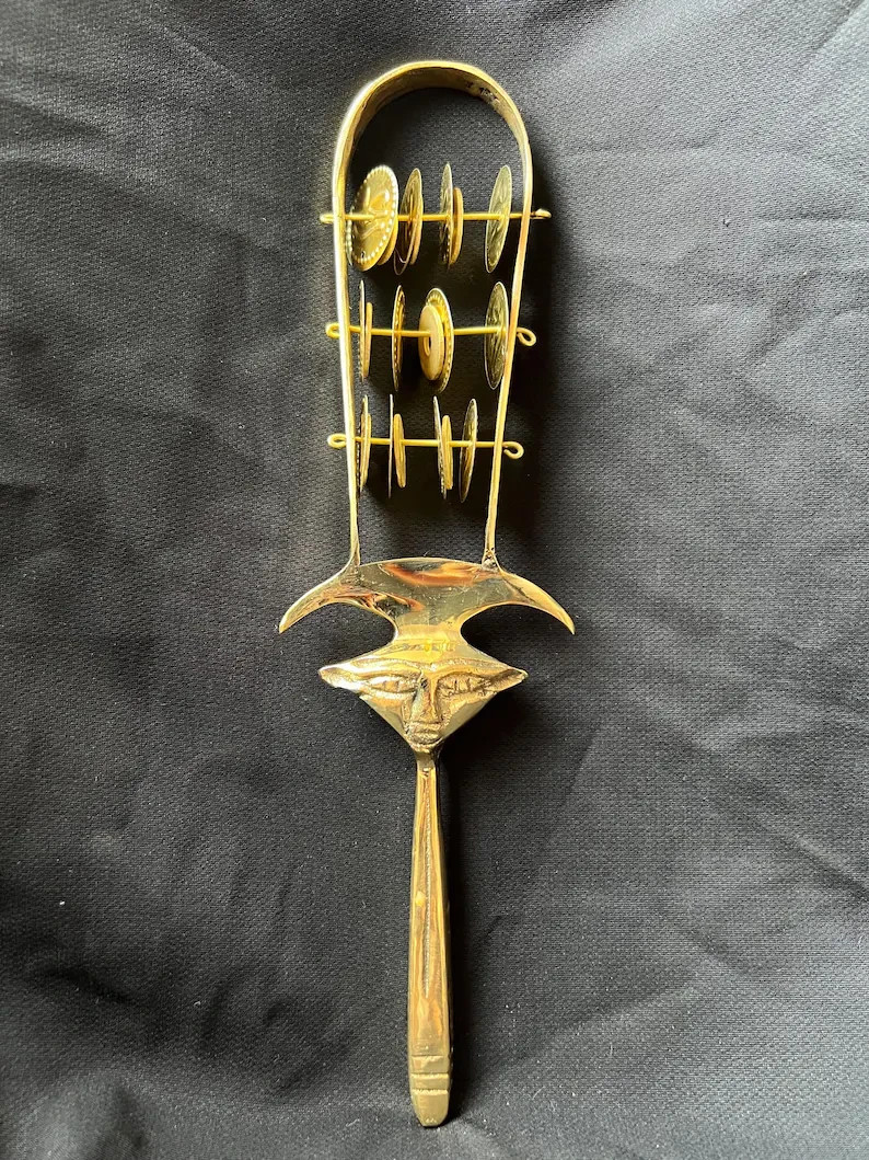Authentic Copper sistrum of Hathor Rare Ancient Egyptian Antiquities Egyptian BC