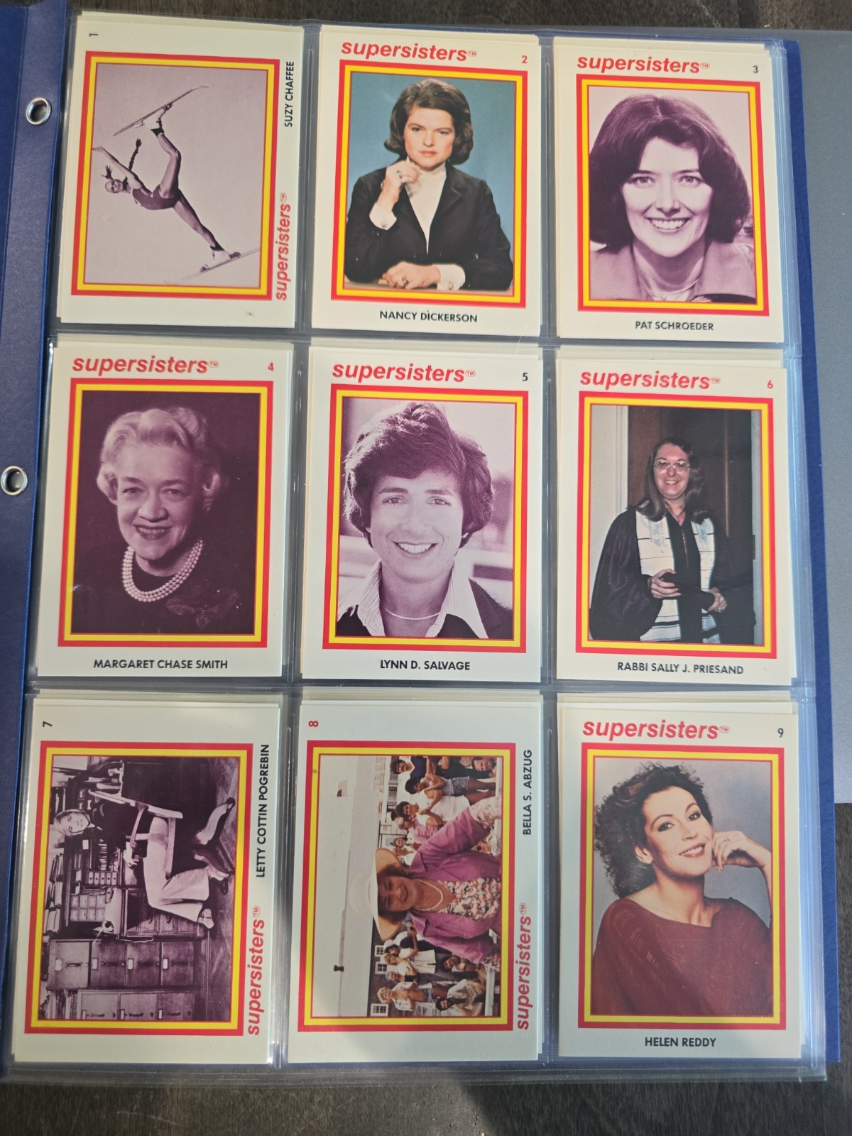 1979 SUPERSISTERS VINTAGE NON-SPORT TRADING CARD SET ALL 72 CARDS