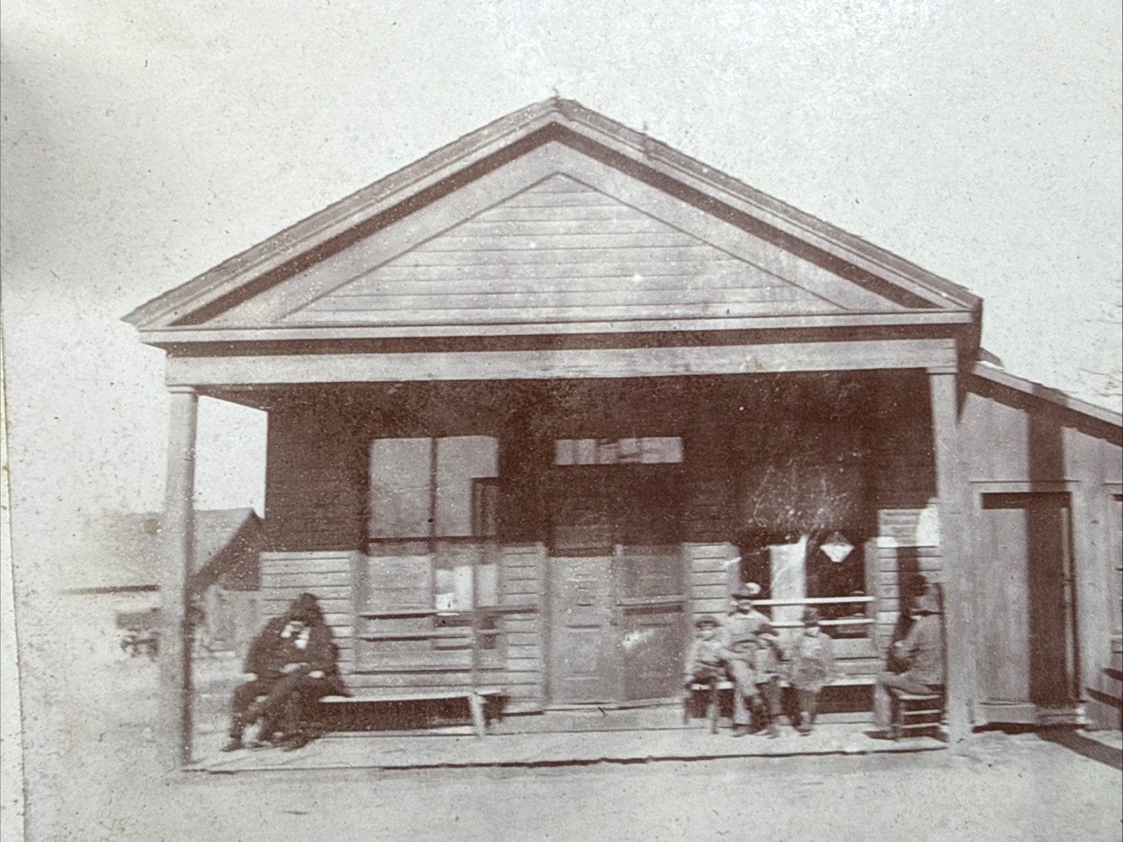 1910’s Cabinet Card Photo Of Old General Store-Texas Estate 