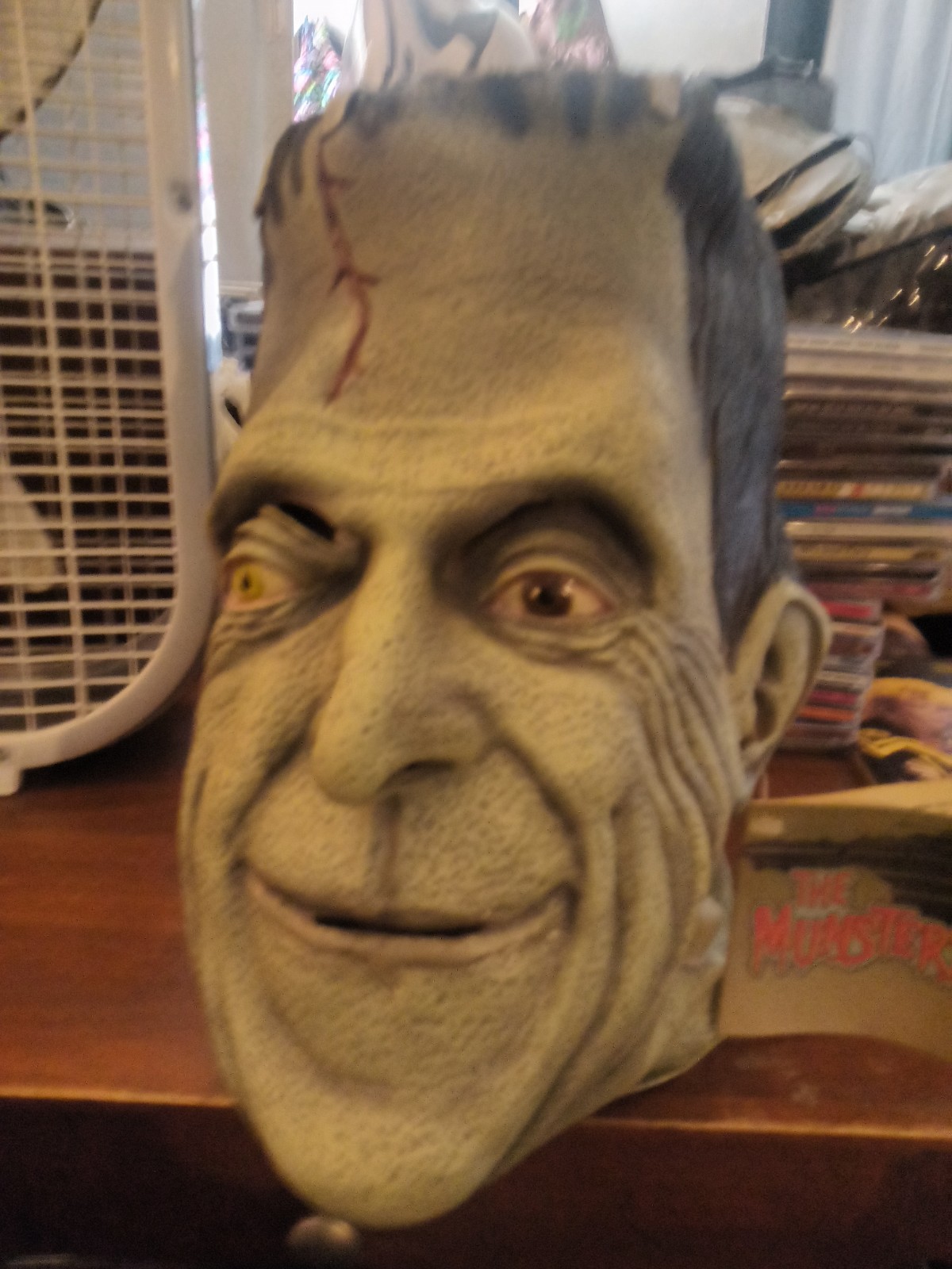 Vintage FRANKENSTEIN Herman Munster RUBBER LATEX Halloween Mask
