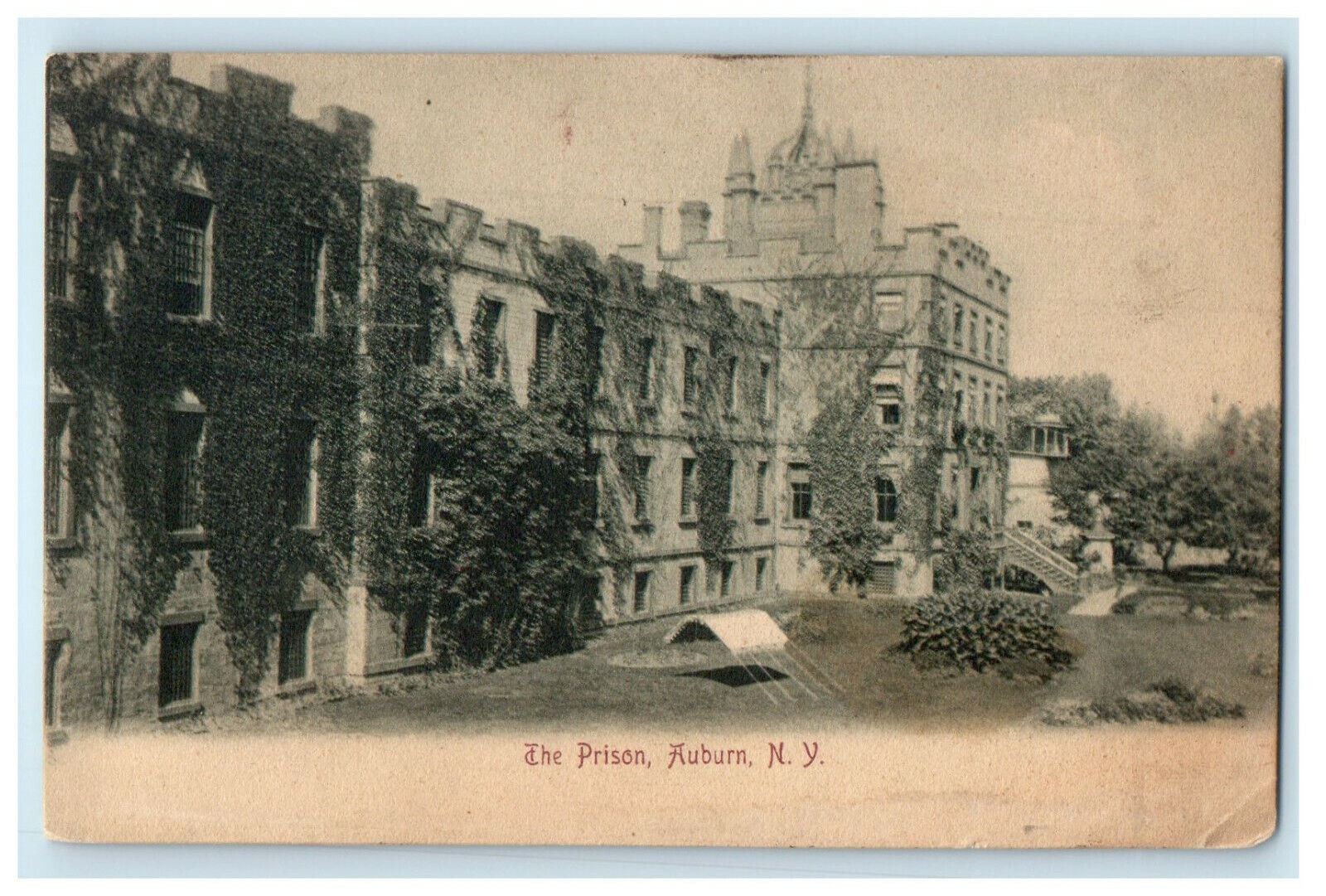 c1905s The Prison Auburn New York NY Unposted Antique Postcard