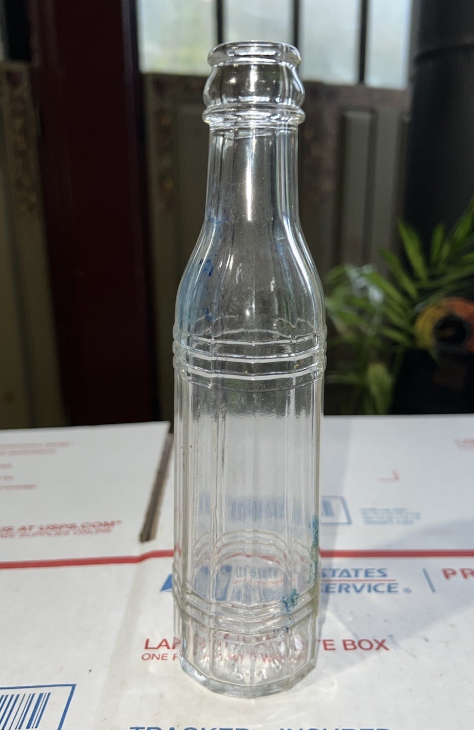 Vintage P.J. Ritter Company Phila Clear Glass Bottle Embossed Base