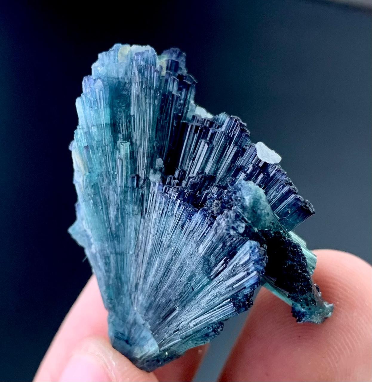 76 Carat Indicolite Tourmaline Crystal Specimen From Afghanistan 