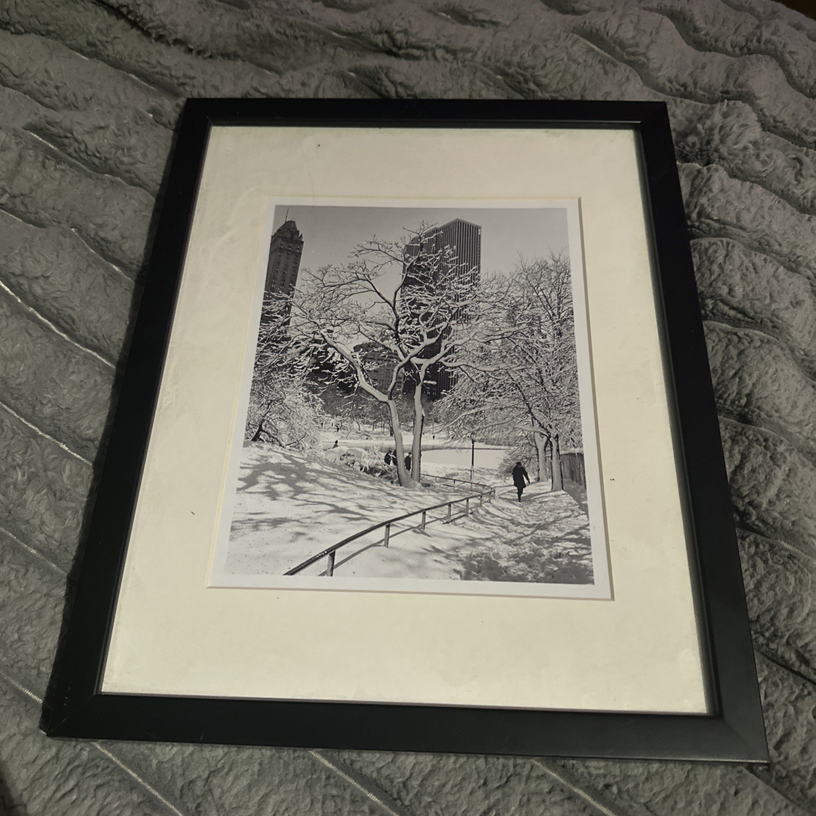 Central Park Winter by Alfred Eisenstaedt 1959     ORIGINAL LIFE Certified