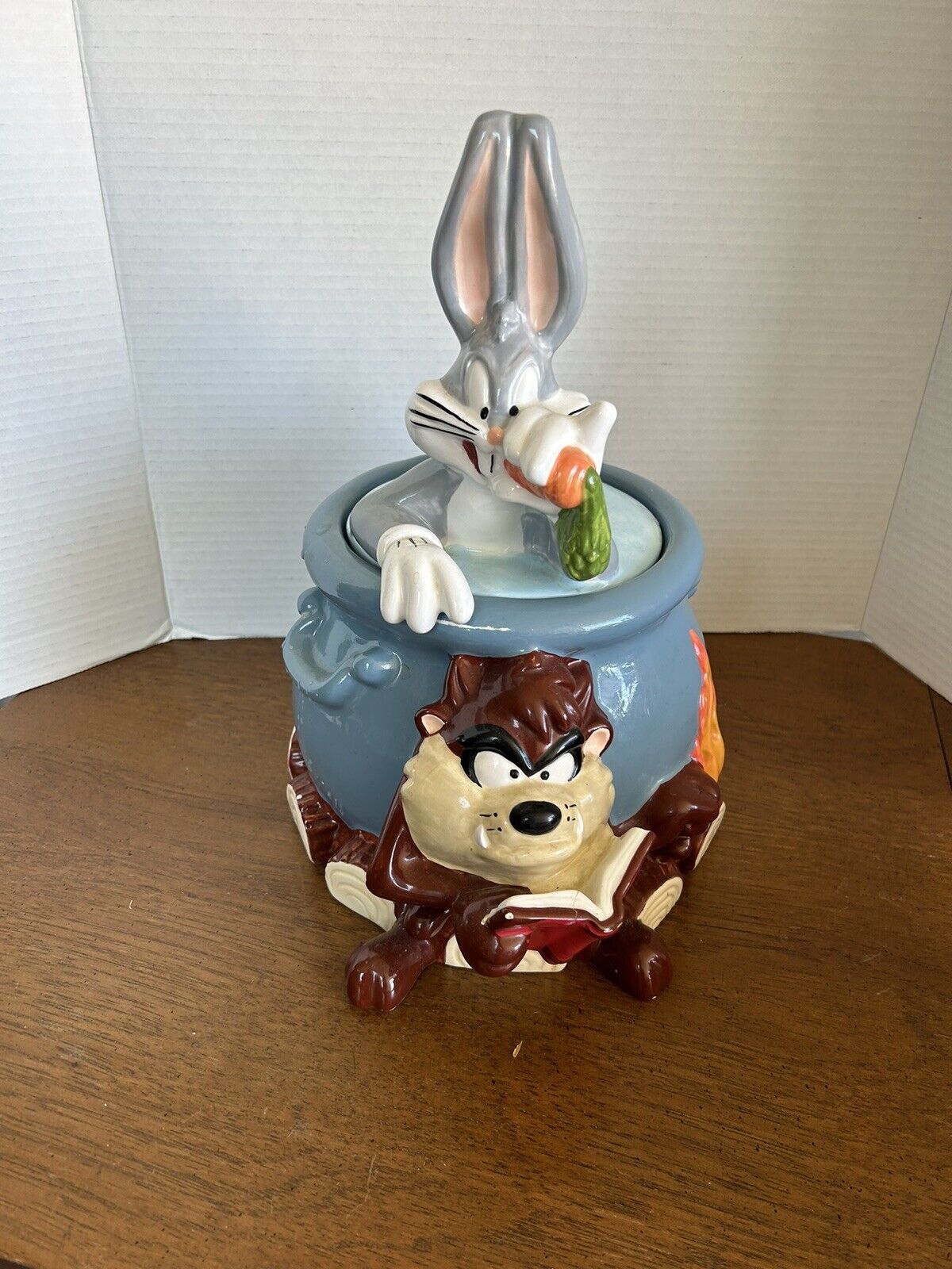 Bugs Bunny & Taz Cookie Jar Looney Toones 1998 Warner Bros -