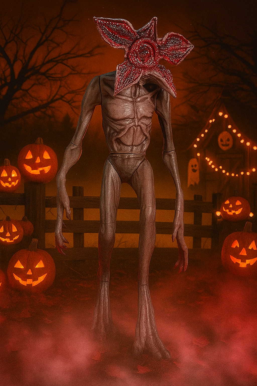 Demogorgon Stranger Things Halloween Animated 7.5 Foot Tall Life Sized NEW