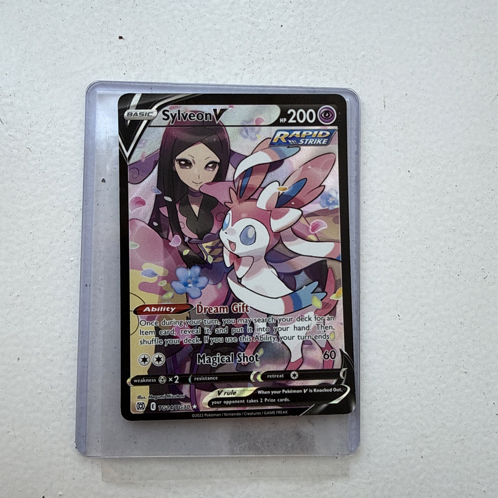 Sylveon V TG14/TG30 - Trainer Gallery Holo Rapid Strike - Brilliant Stars 2022✅
