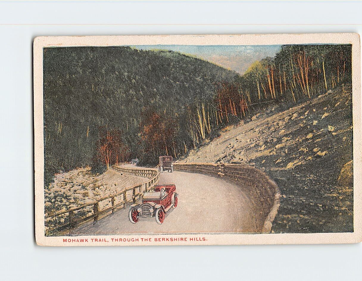 Postcard Mohawk Trail Through the Berkshire Hills Massachusetts USA