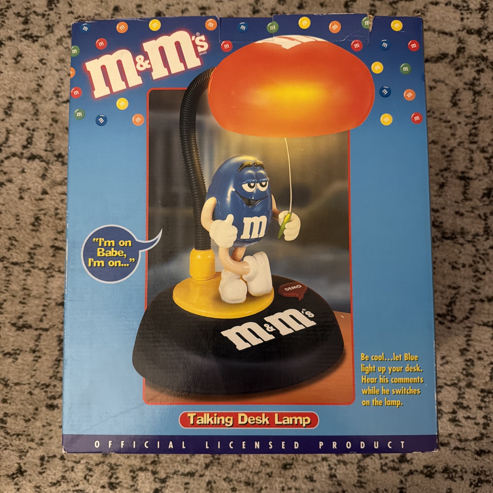 VTG M&M’s Talking Desk Lamp Officially Licensed