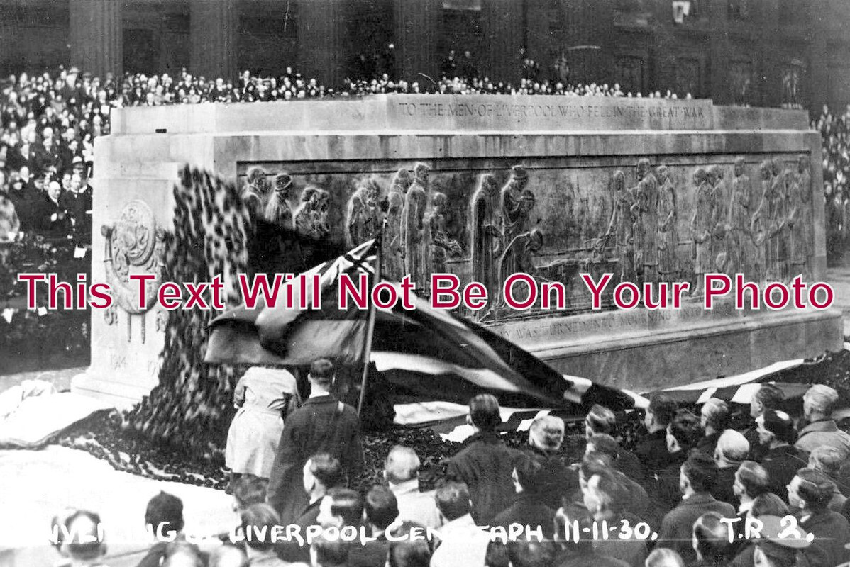 LA 2484 - Unveiling Of Liverpool Cenotaph, Lancashire 1930