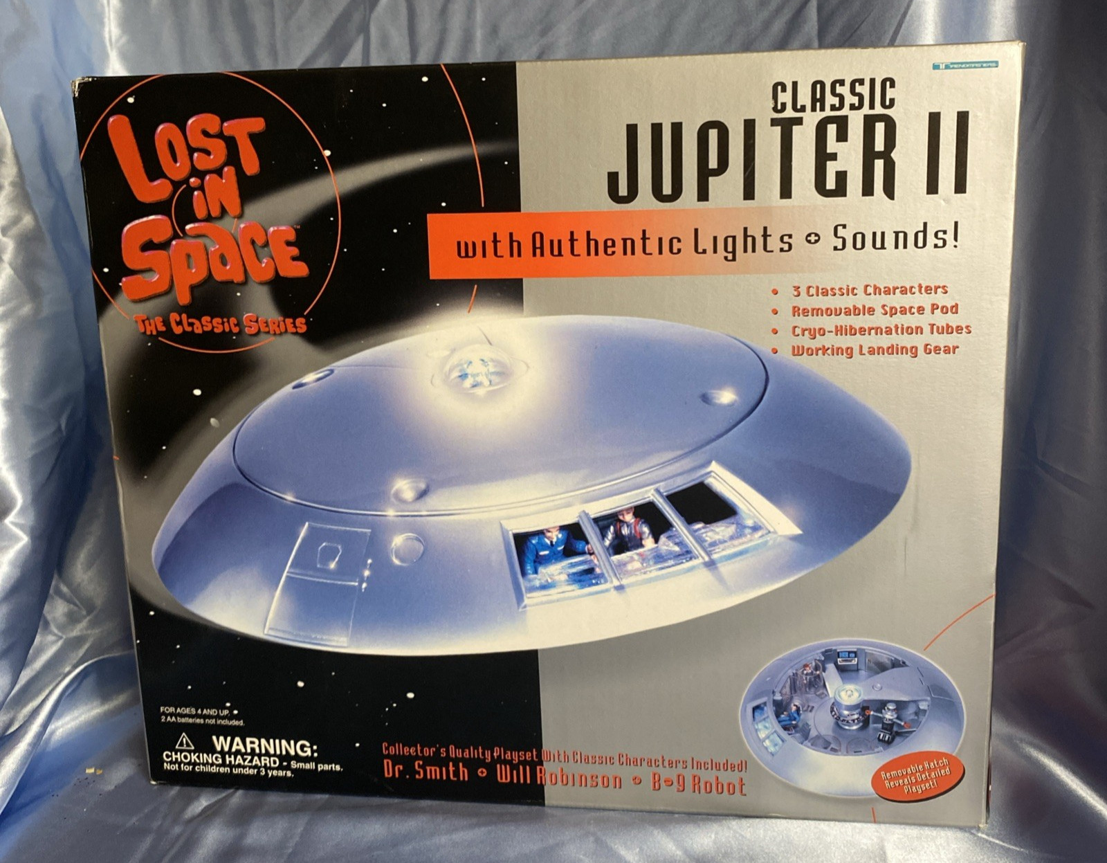 SEALED 1998 Trendmasters LOST IN SPACE 1960s JUPITER 2 Spaceship Playset NEW