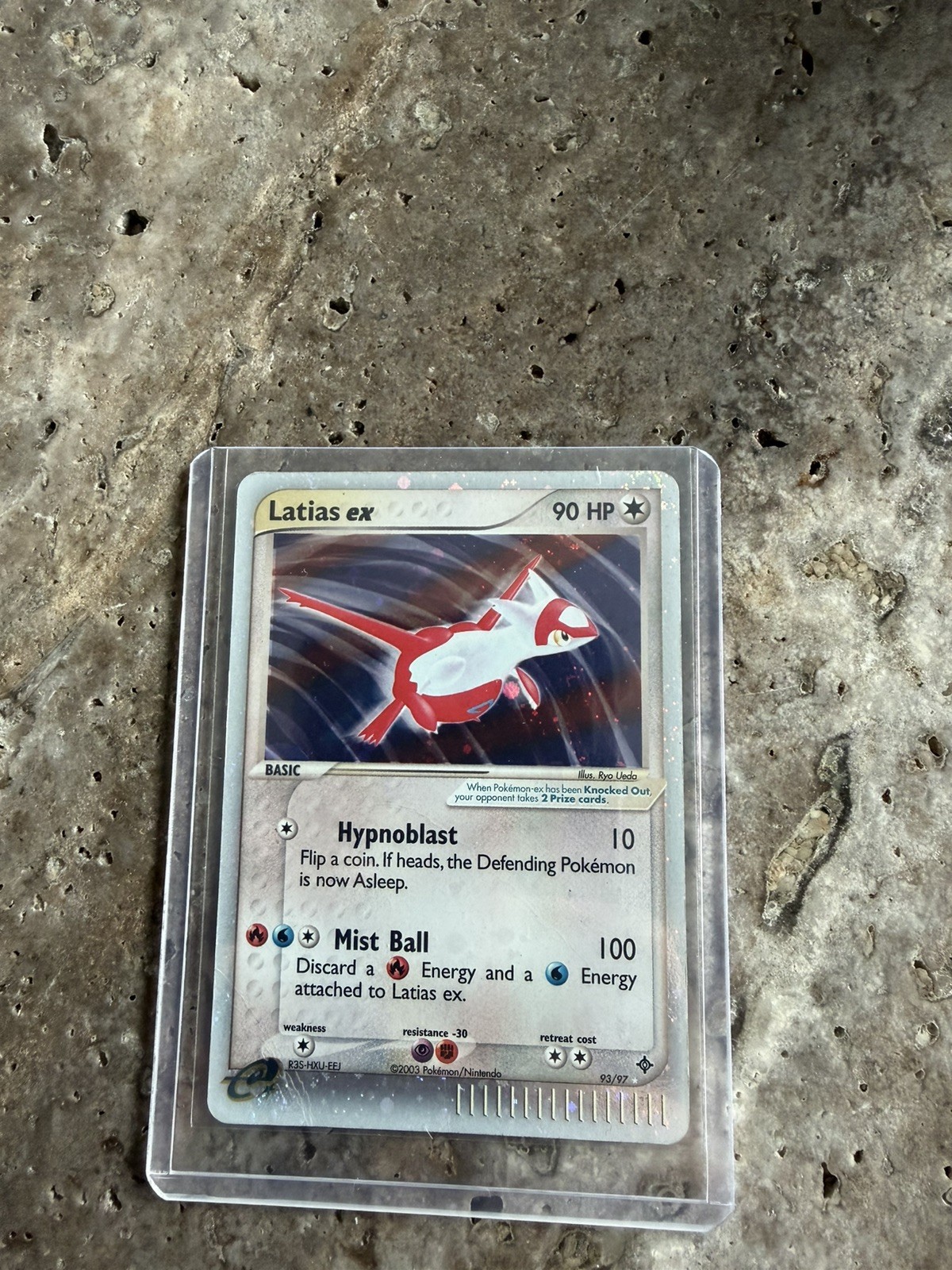 Nintendo Pokémon TCG Latias ex 93/97 EX Dragon Holo Ultra Rare 2003