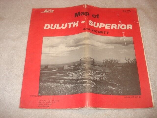 1982 Road Map of Duluth(MN) - Superior(WI)