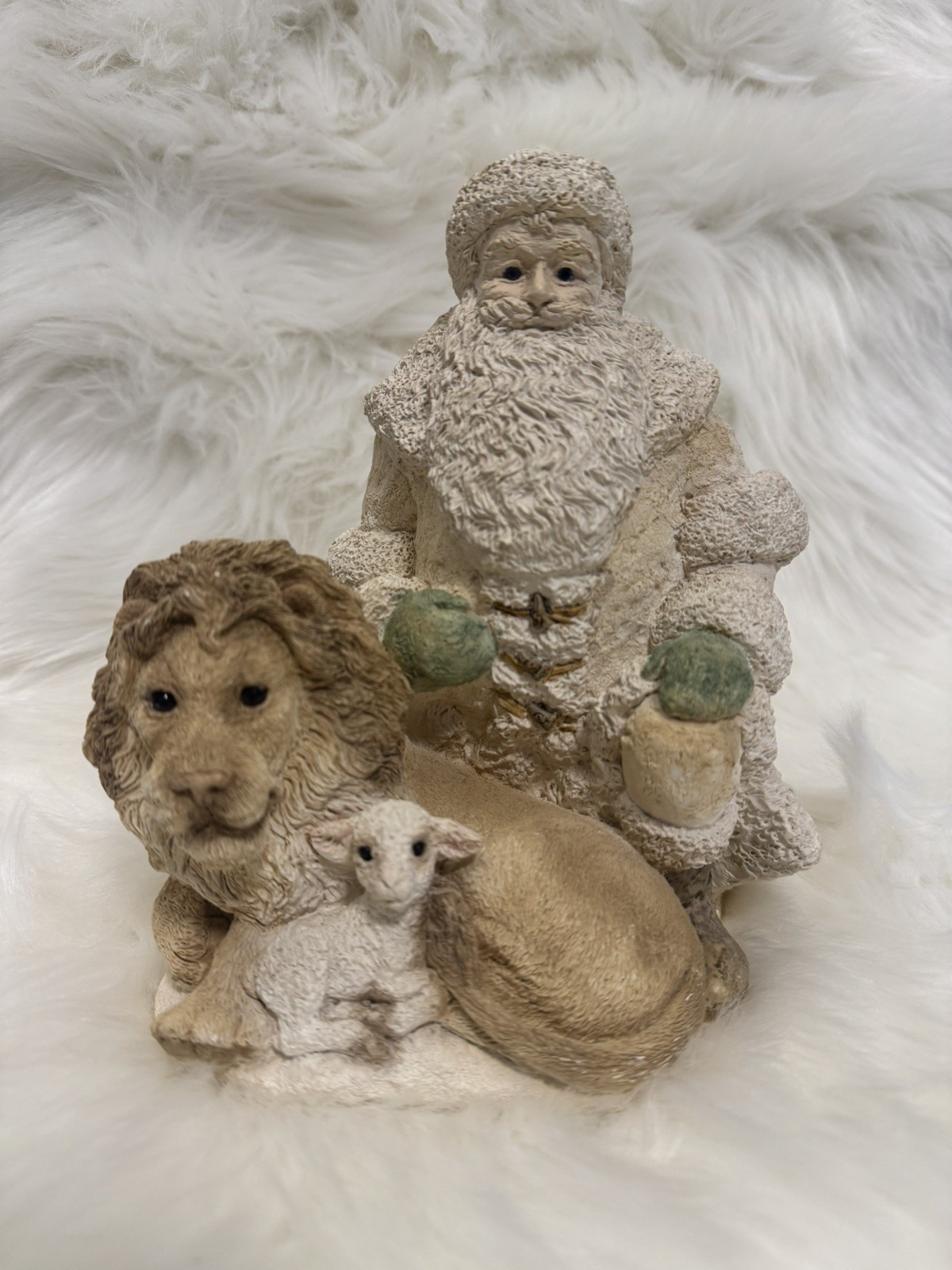 Vtg 1993 Susan Bradford Legend of Santa Claus Figurine Lion & Lamb LE 611/7500 Vtg 1993 Susan Bradford Legend of Santa Claus Figurine Lion & Lamb LE 611/7500