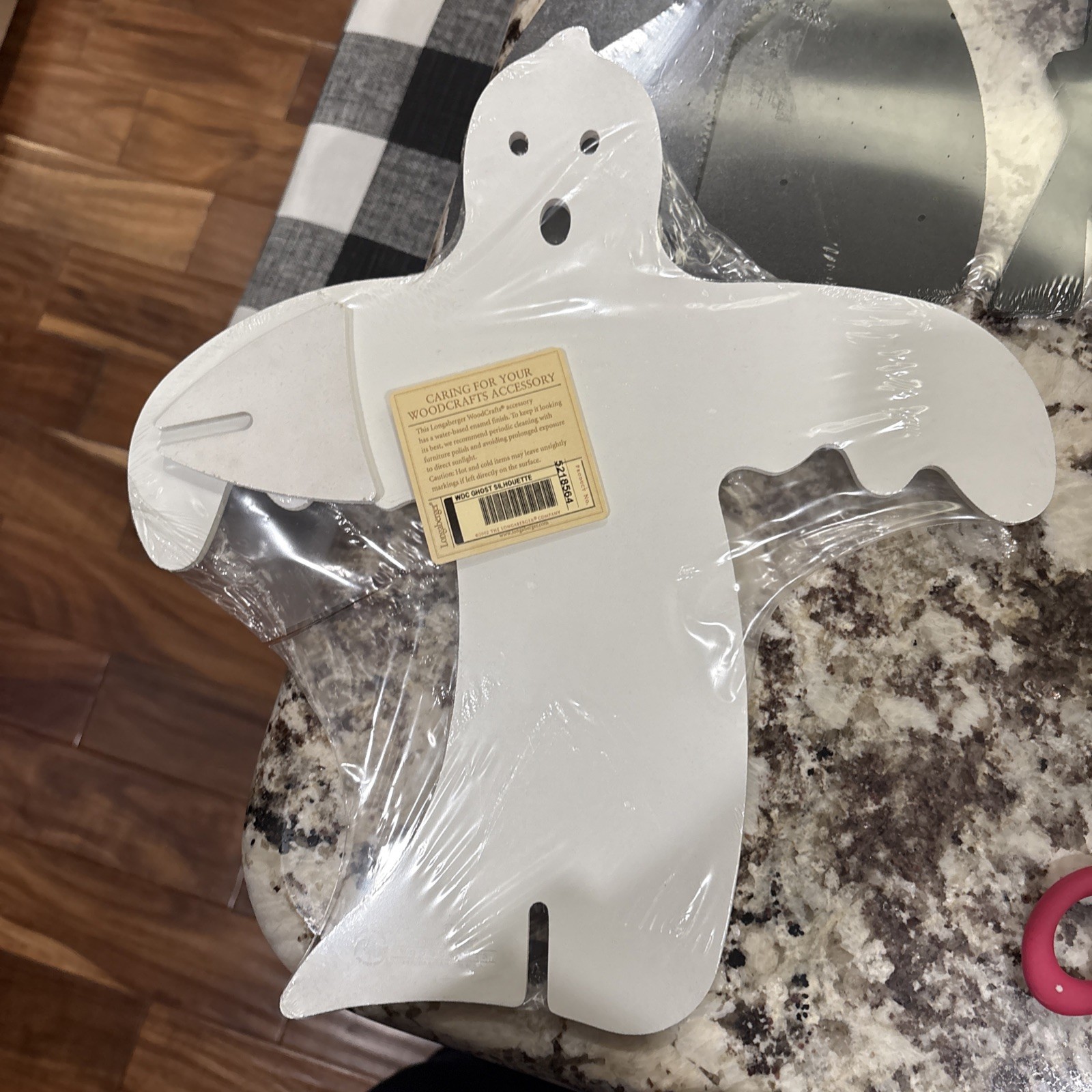 Longaberger WoodCrafts Ghost/Witch Silhouette Halloween Decoration