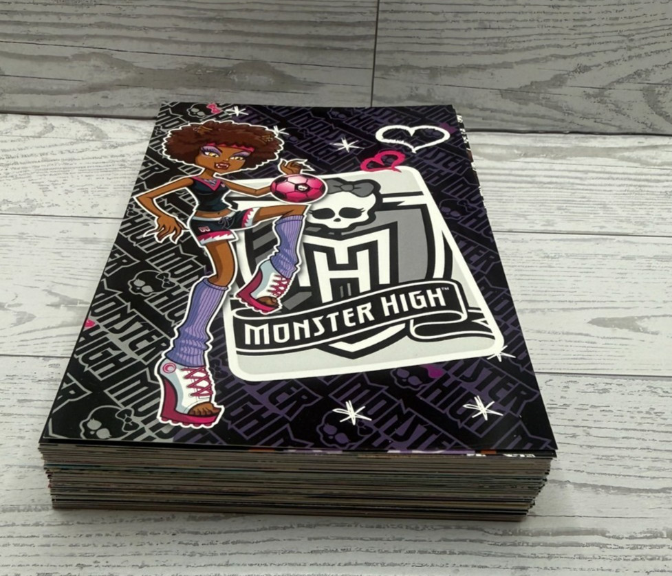 Monster High 4x6 Photo Cards 92 Card Lot Panini Mattel 2012 No Doubles