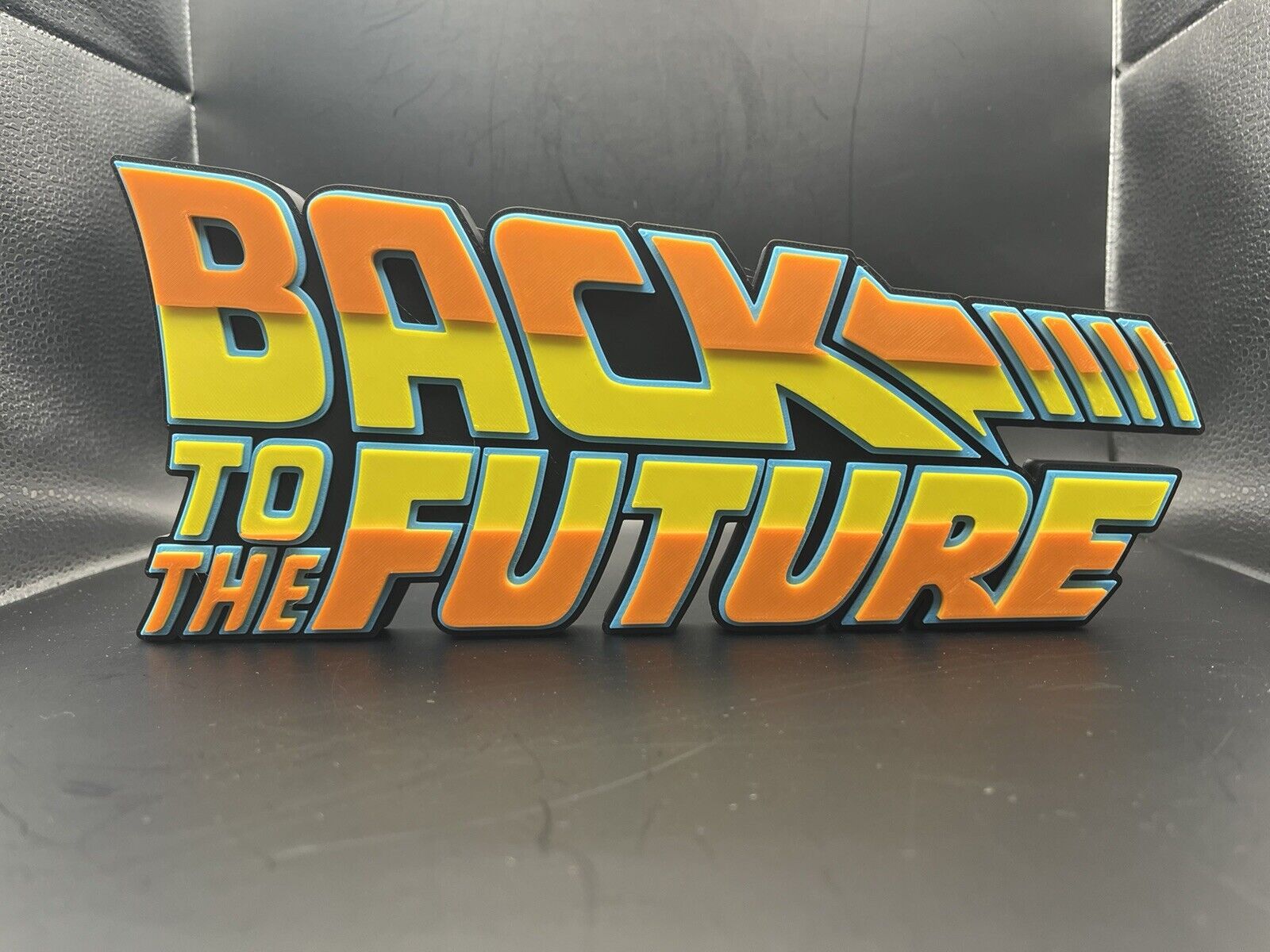 Back To The Future Logo Sign Display | 3D Wall Desk Shelf Art