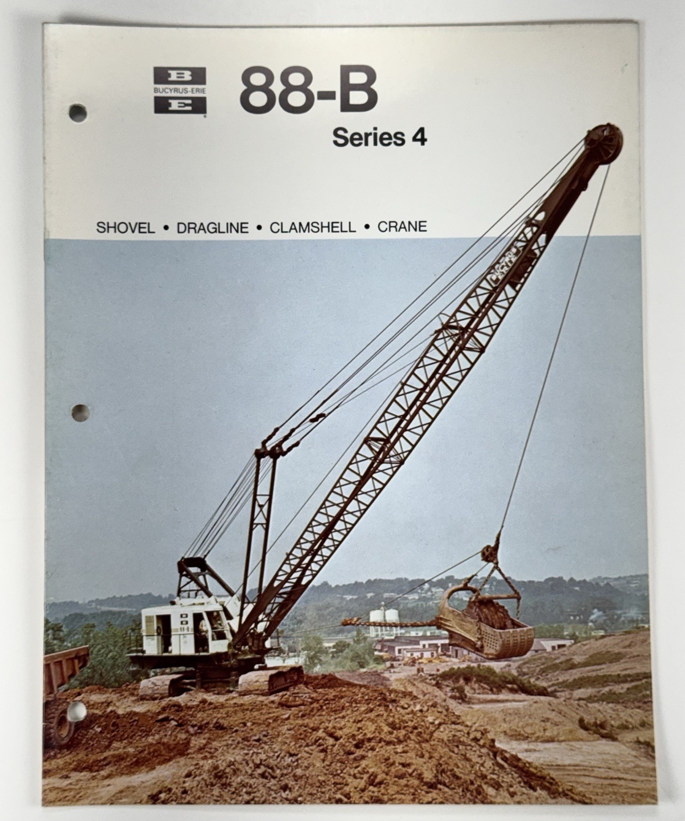 Bucyrus Erie 88-B Series 4 Brochure - Plus 3 Specs Specifications Booklet Sheets Bucyrus Erie 88-B Series 4 Brochure - Plus 3 Specs Specifications Booklet Sheets