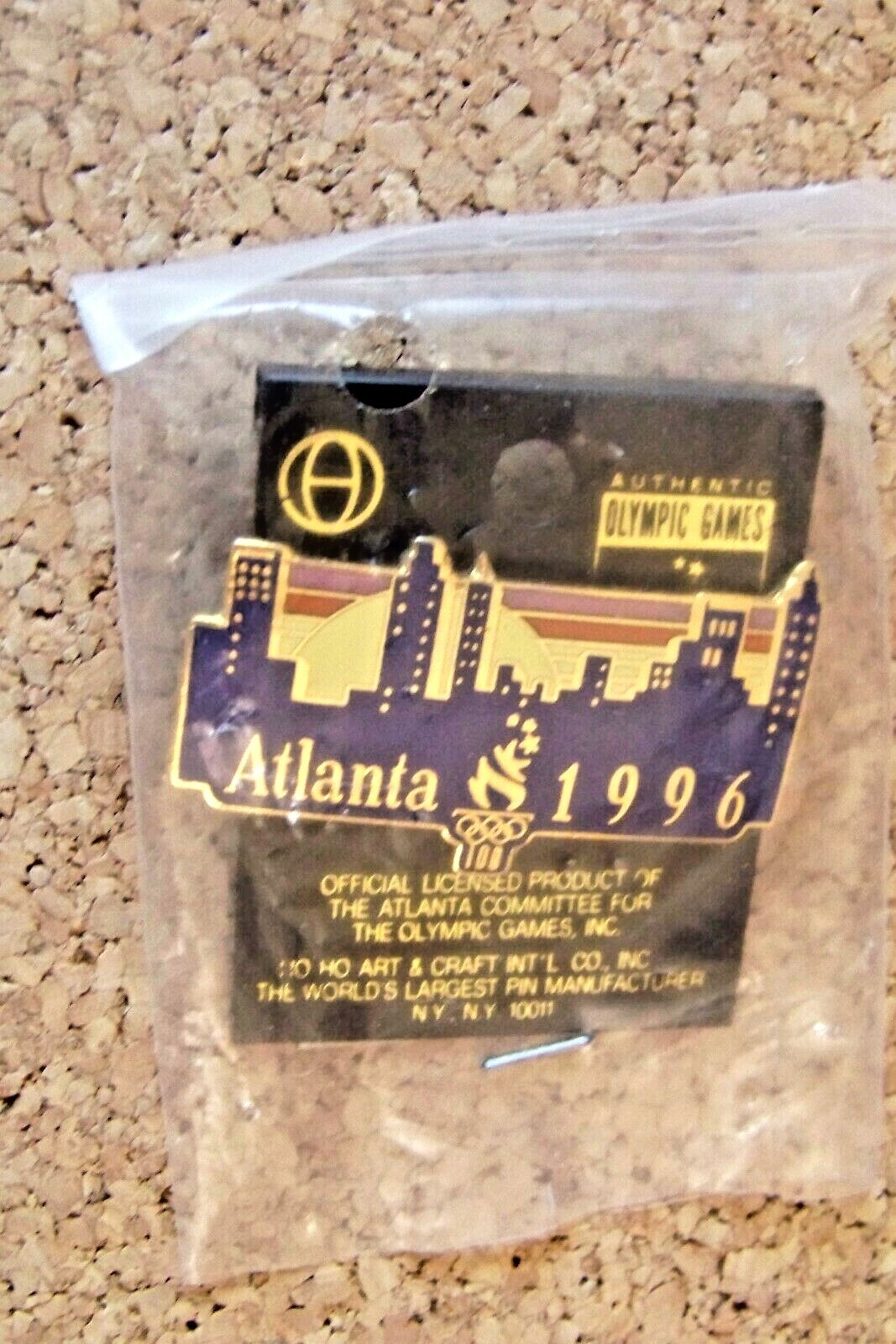 Atlanta 1996 Olympics skyline lapel pin Atlanta 1996 Olympics skyline lapel pin