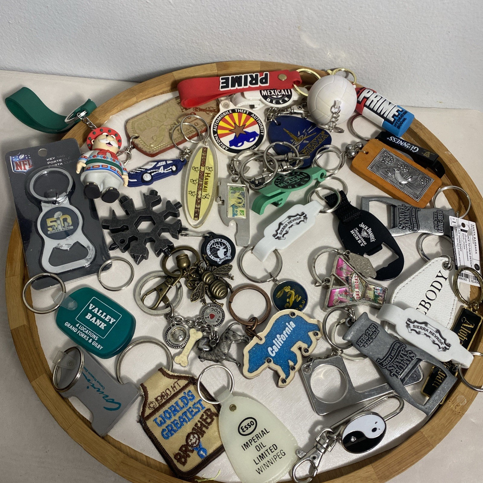 Keyring Assorted Lot 35 pieces#628
