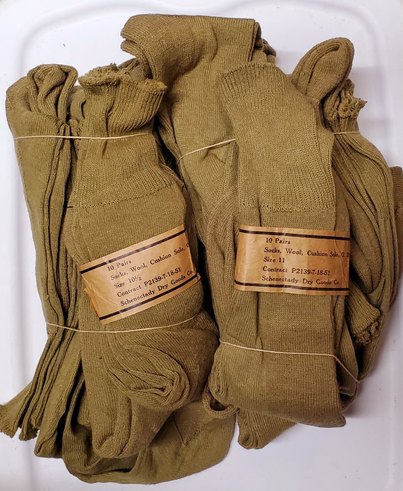 US LATE WWII/KOREAN WAR ERA “COMBAT BOOT” SOCKS