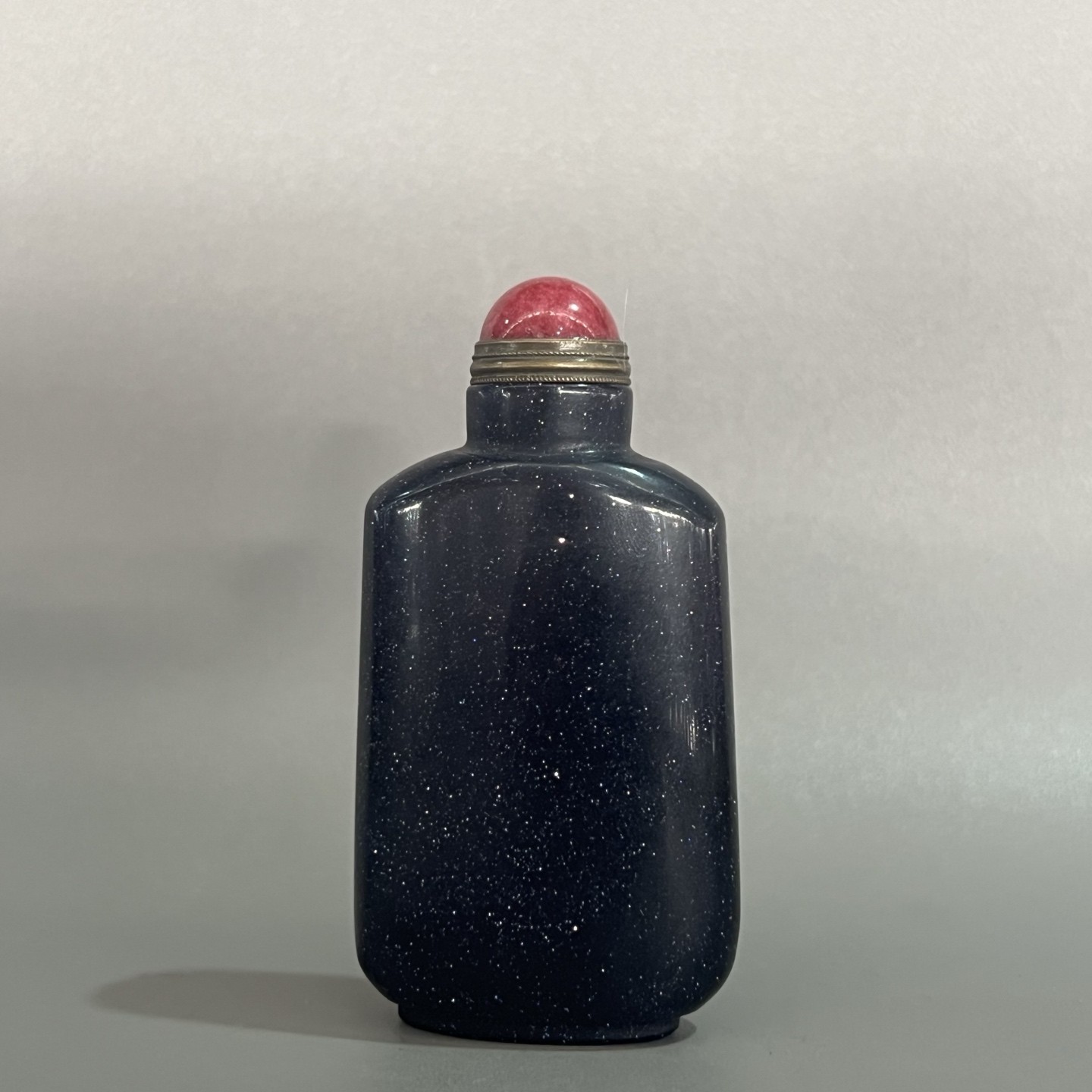 Collection Chinese Golden Sand Stone Carved Exquisite bottleArt