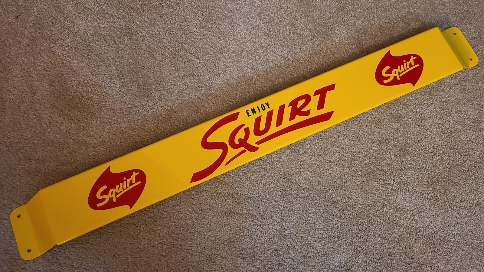 33'' Door push bar Squirt soda Advertising sign