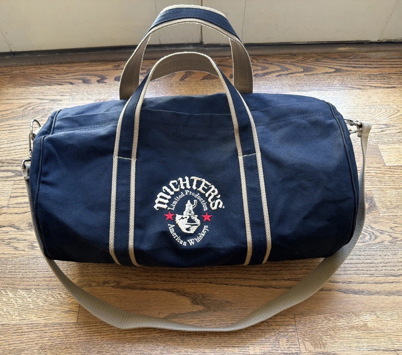 Michters American Whiskey Scarborough & Tweed Canvas Duffle Bag not bourbon