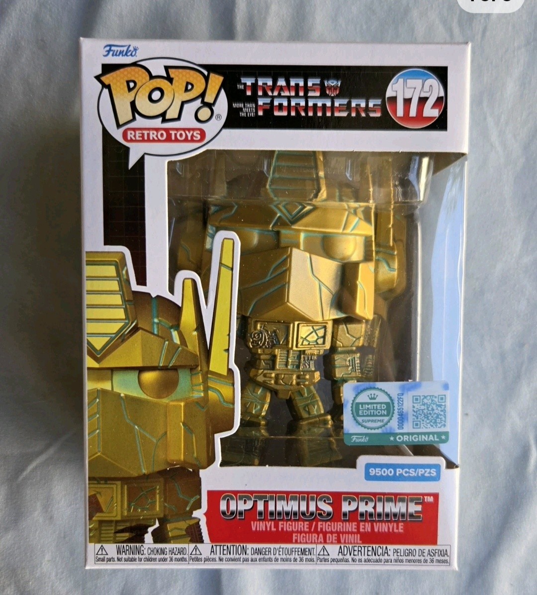 Funko Pop Retro Toys Transformers Optimus Prime #172 LE 9500 PCS Evend Exclusive