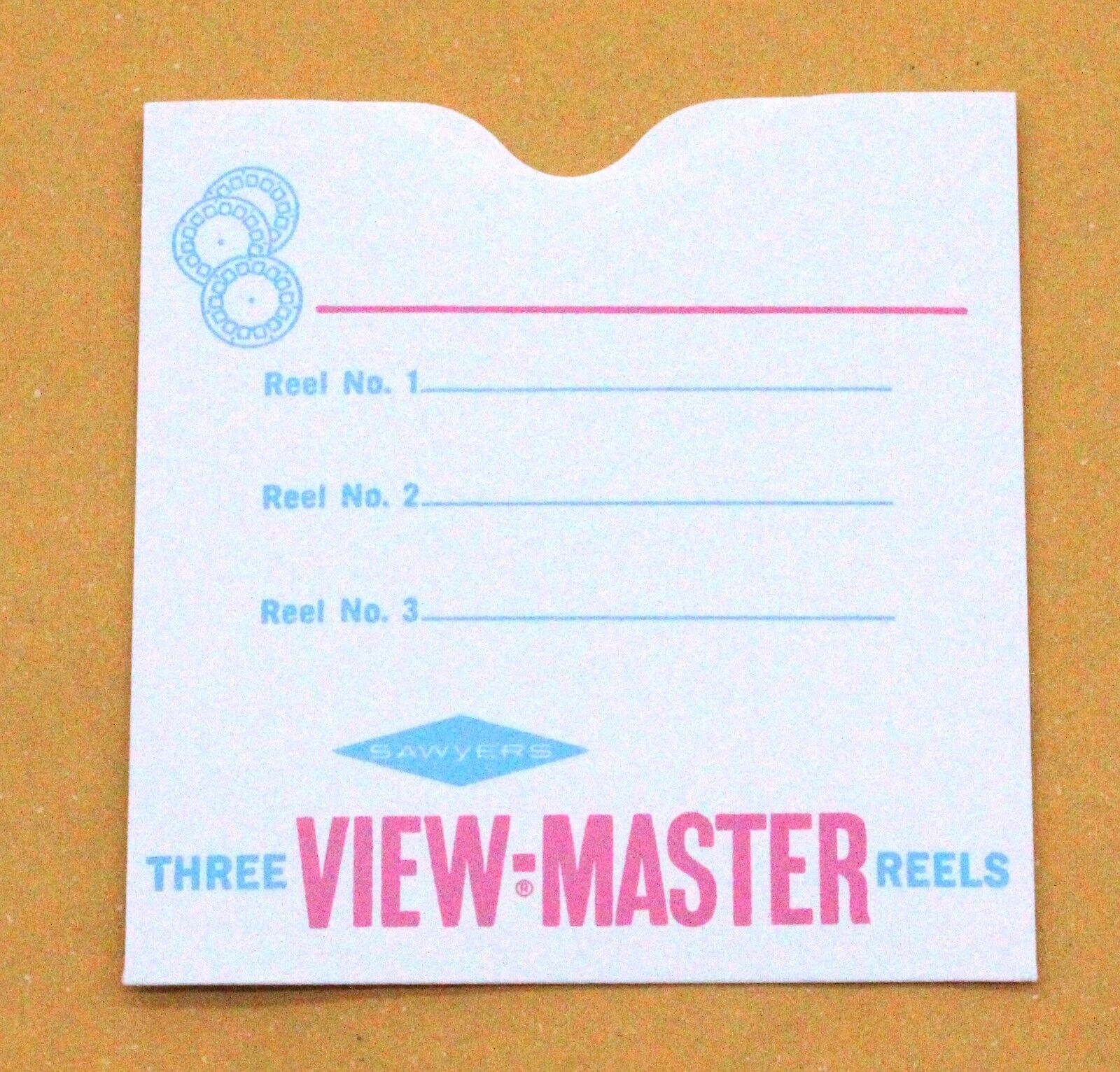  3 Reel Sleeves - View-Master Packets - Sawyer's - Packs of 25- NEW
