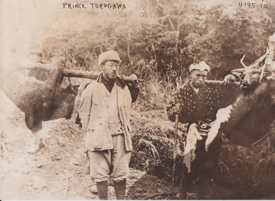 1917 Press Photo Prince Tokugawa Iesato of Japan returning from imperial hunt