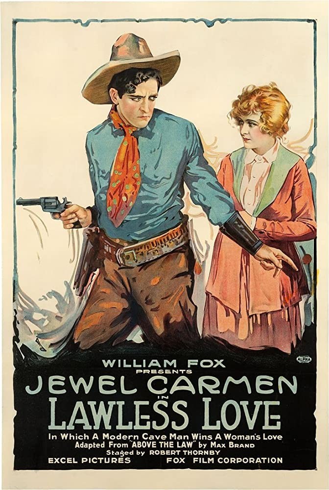 JEWEL CARMEN in Lawless Love - 1918 Movie Poster Image - Print