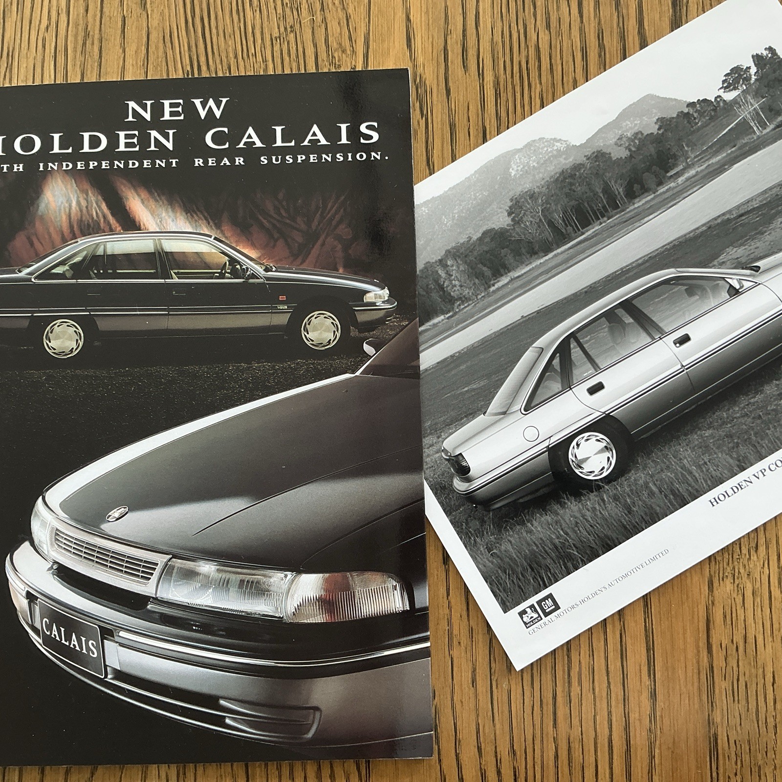 1991 1992 HOLDEN CALAIS VP PRESS MEDIA PHOTO AUSTRALIA RARE BROCHURE
