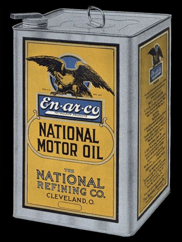 1918 EN AR CO National Oil Refining of Cleveland OhiO NEW Sign: 9x12