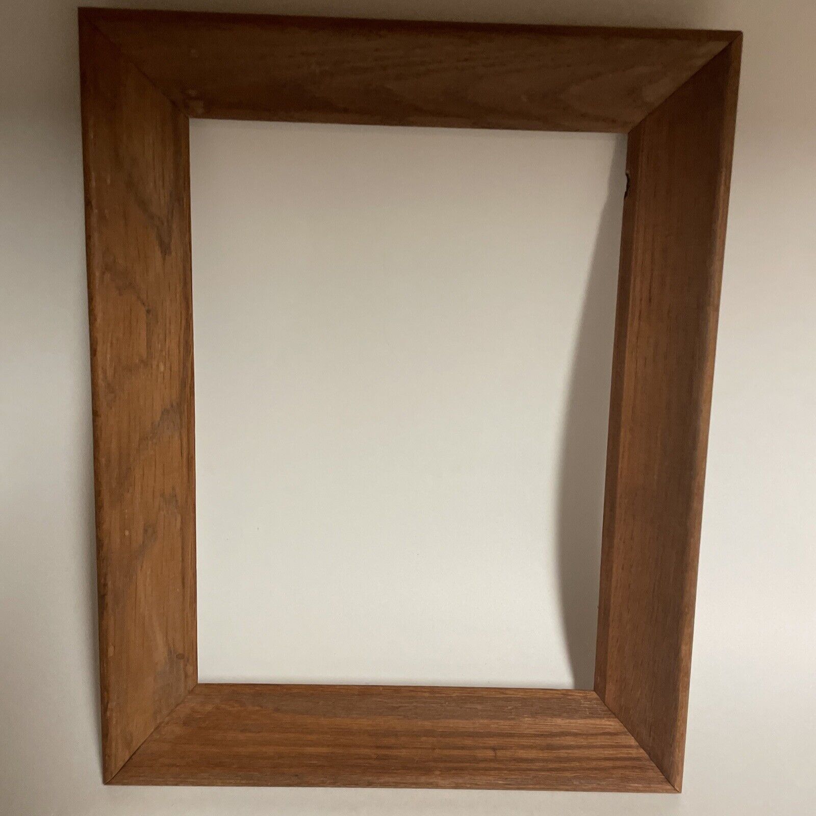 VTG 1960's-70's Solid Wood Deep Picture Frame, 14.75 X 12” X 2.5”W
