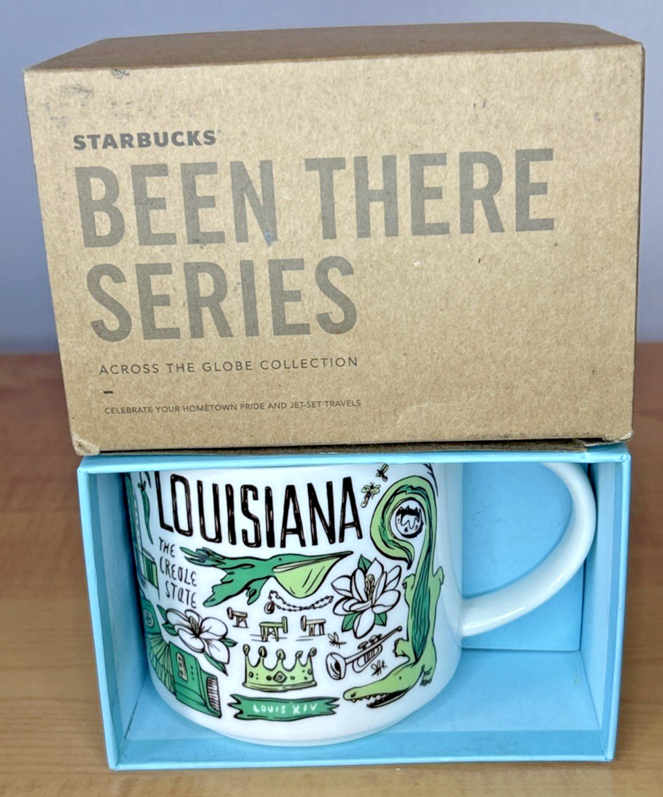 Starbucks LOUISIANA Been There Series, 2019 Ceramic Coffee Tea Mug Cup 14 oz NEW
