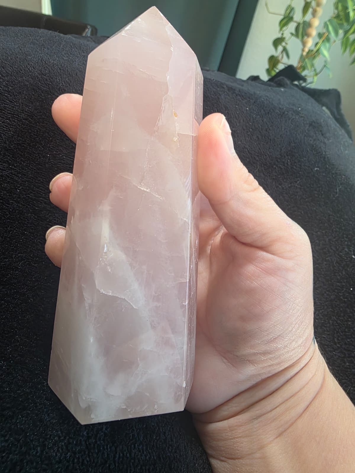 Rose Quartz Tower - Natural Pink Crystal Obelisk for Healing & Heart Chakra Rose Quartz Tower - Natural Pink Crystal Obelisk for Healing & Heart Chakra