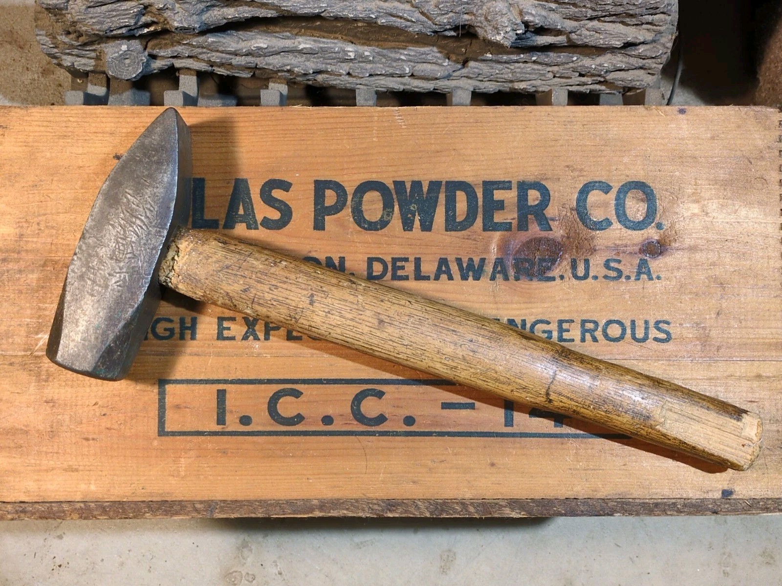 Vintage Plumb USA Cross Pein/ Blacksmith Hammer, 3+ Lb. Head
