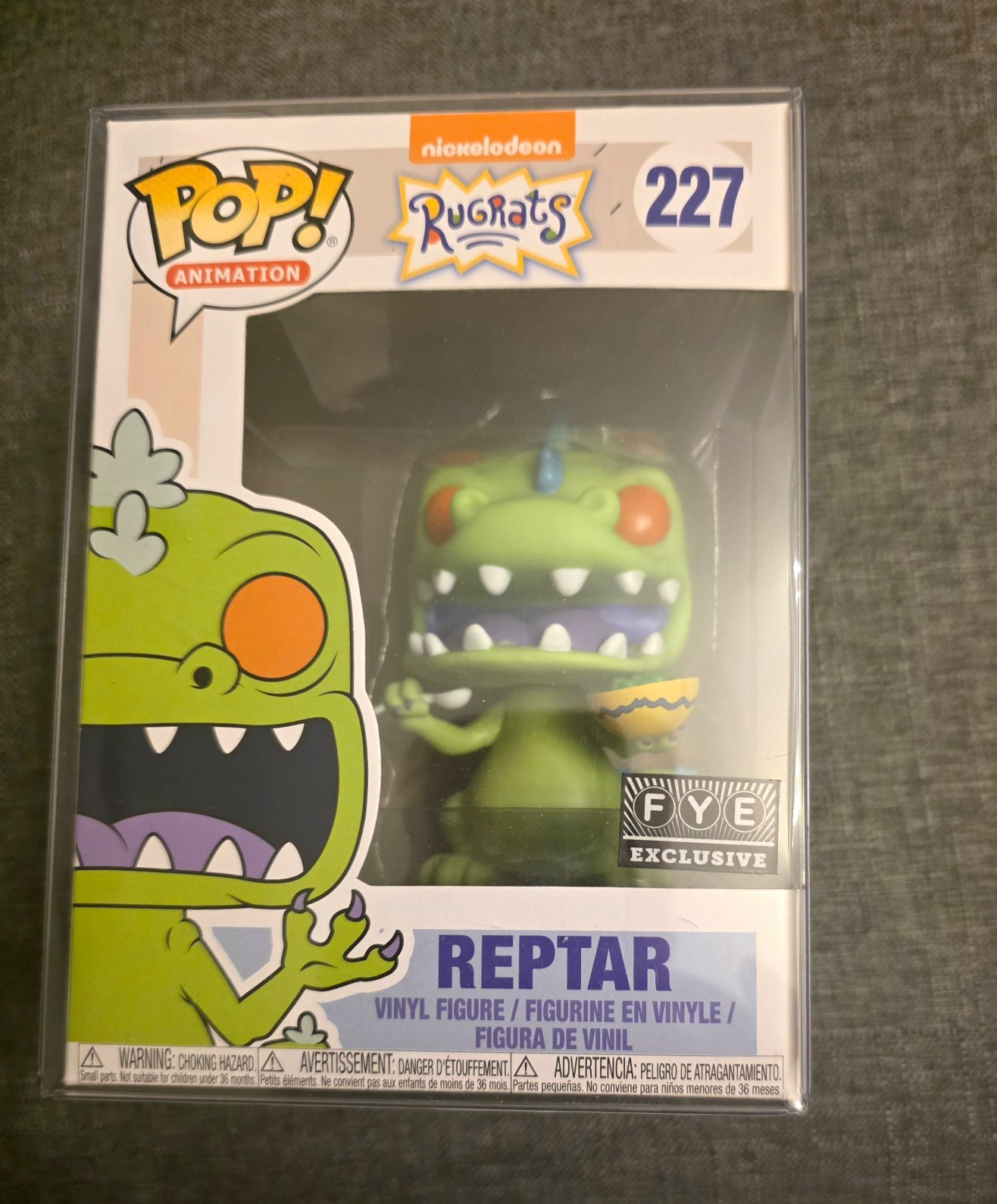 Funko Pop Animation Rugrats Reptar Vinyl Figure #227 FYE Exclusive 2017