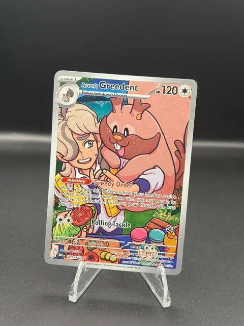 Pokemon - Destined Rivals - Arven\'s Greedent 205/182