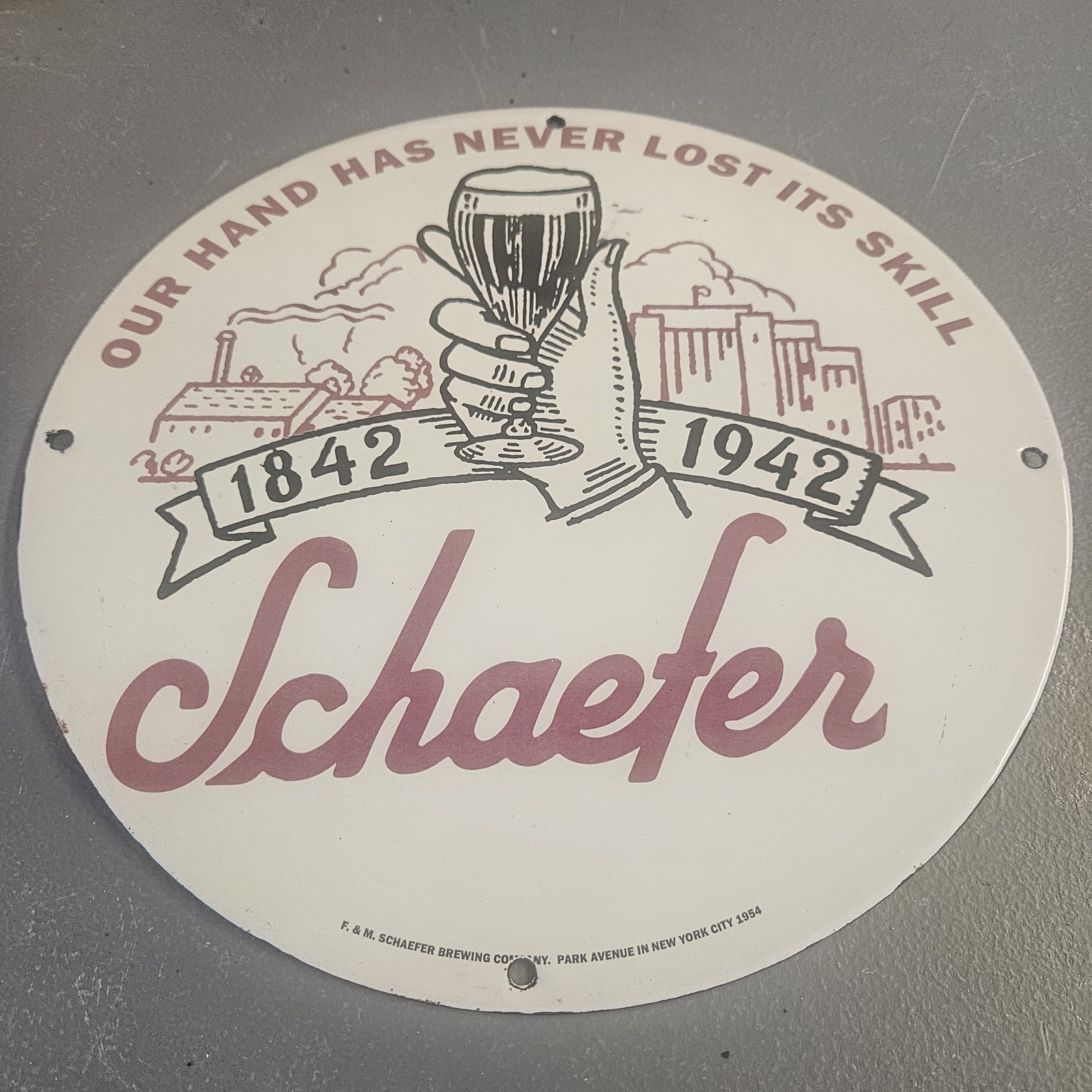 VINTAGE 1942 SCHAEFER BEER 12\