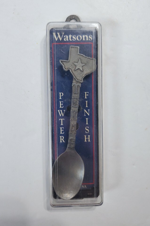 Vintage WATSONS Texas State Star Pewter Finish 4.5\