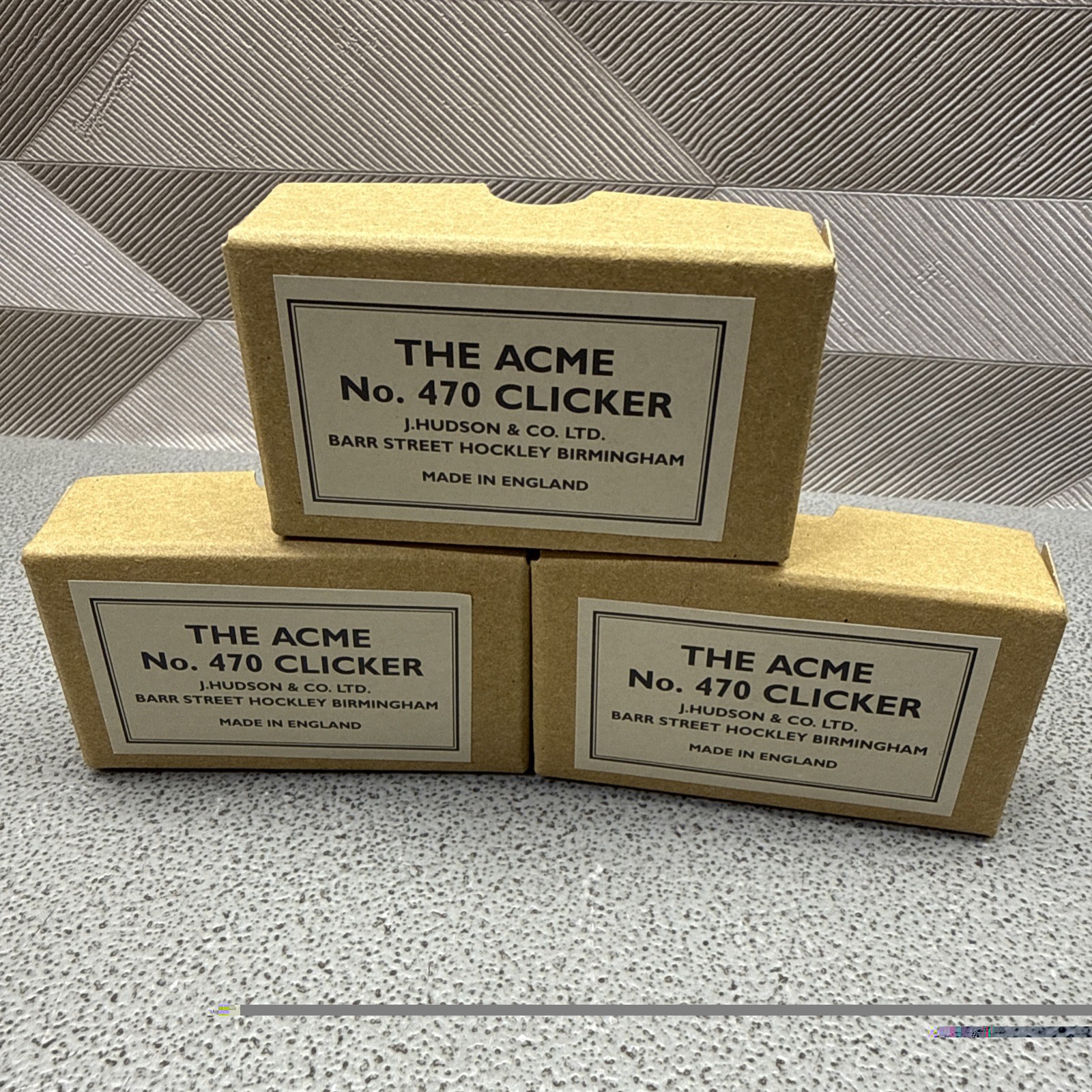 LOT OF 3  THE ACME No.470 CLICKER POLISHED BRASS