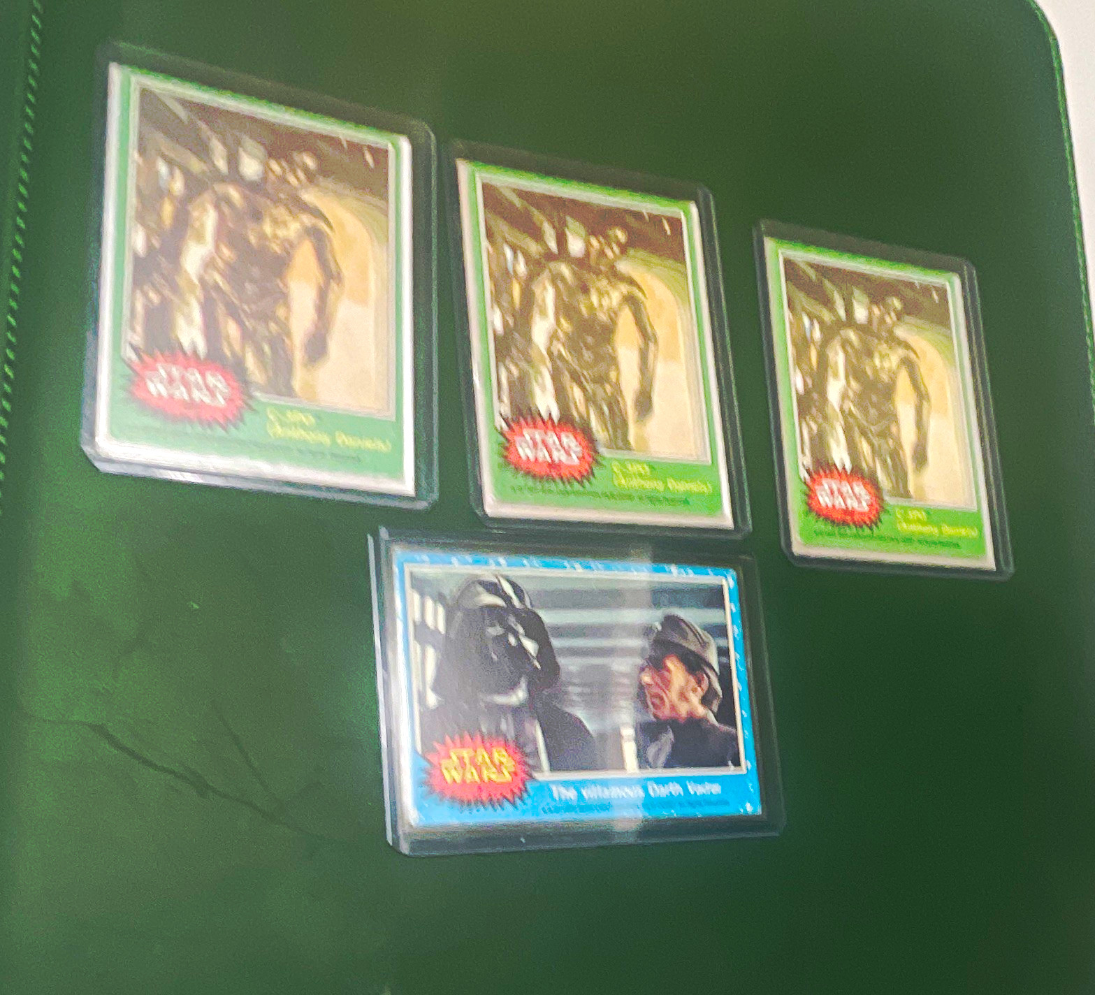 Topps Star Wars Non-Sport Trading Card Lot of 4 Darth Vader