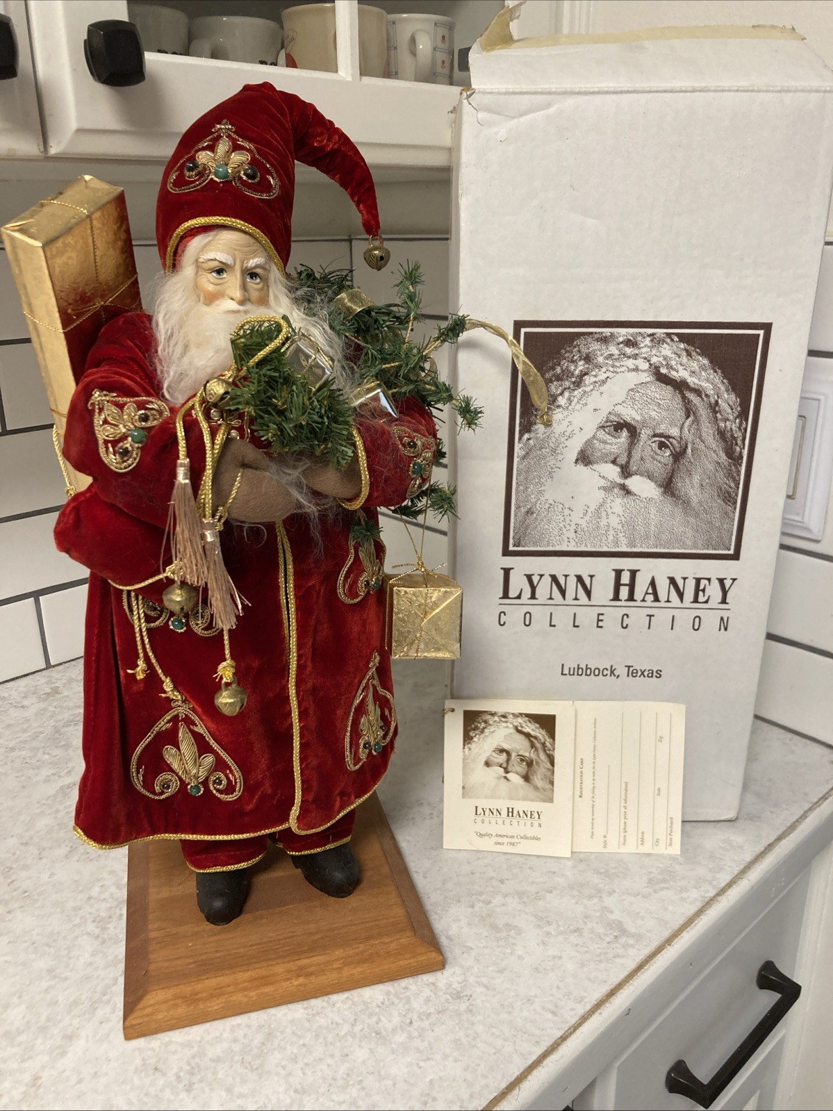 Lynn Haney Santa “Old St Nick Dated 1999, 19” “seasons Gems”